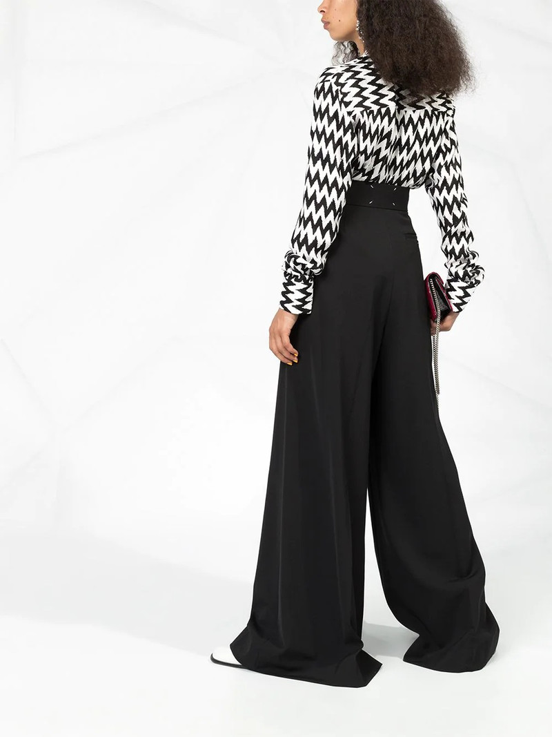 printed pussy bow blouse 6