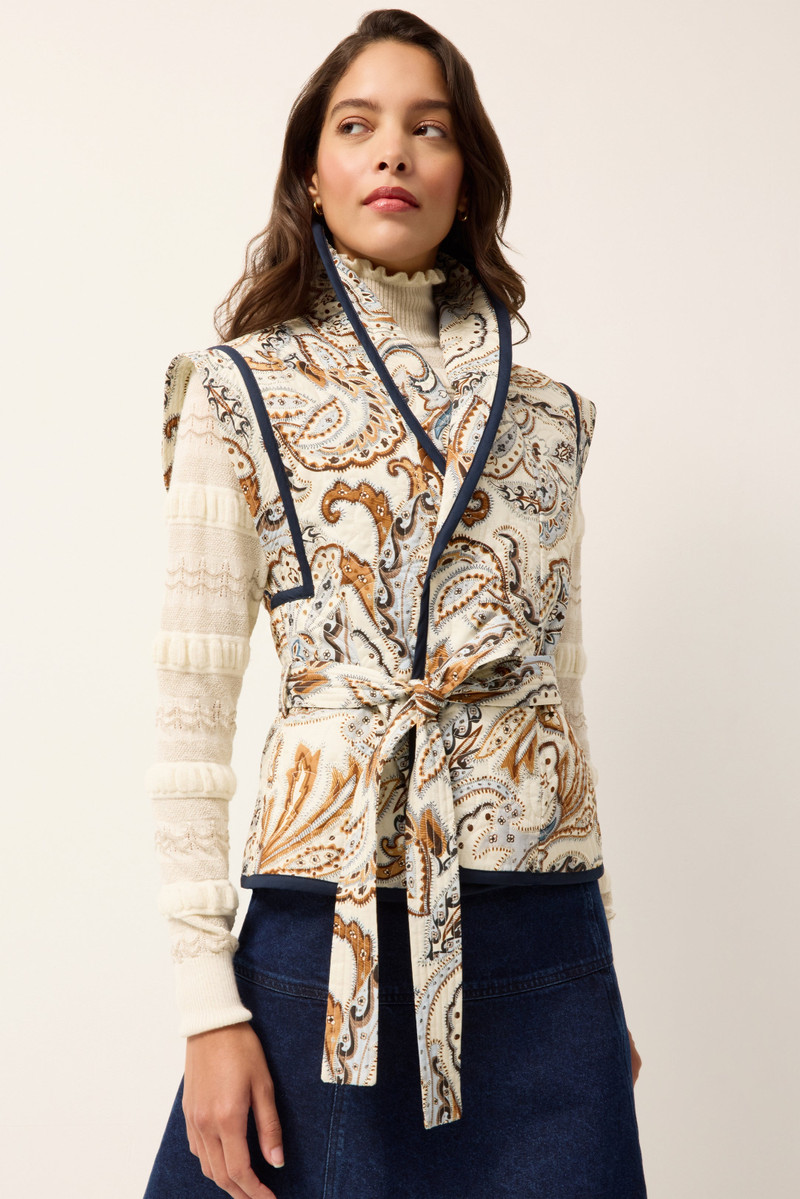 MARIE OLIVER BOWIE VEST outlook