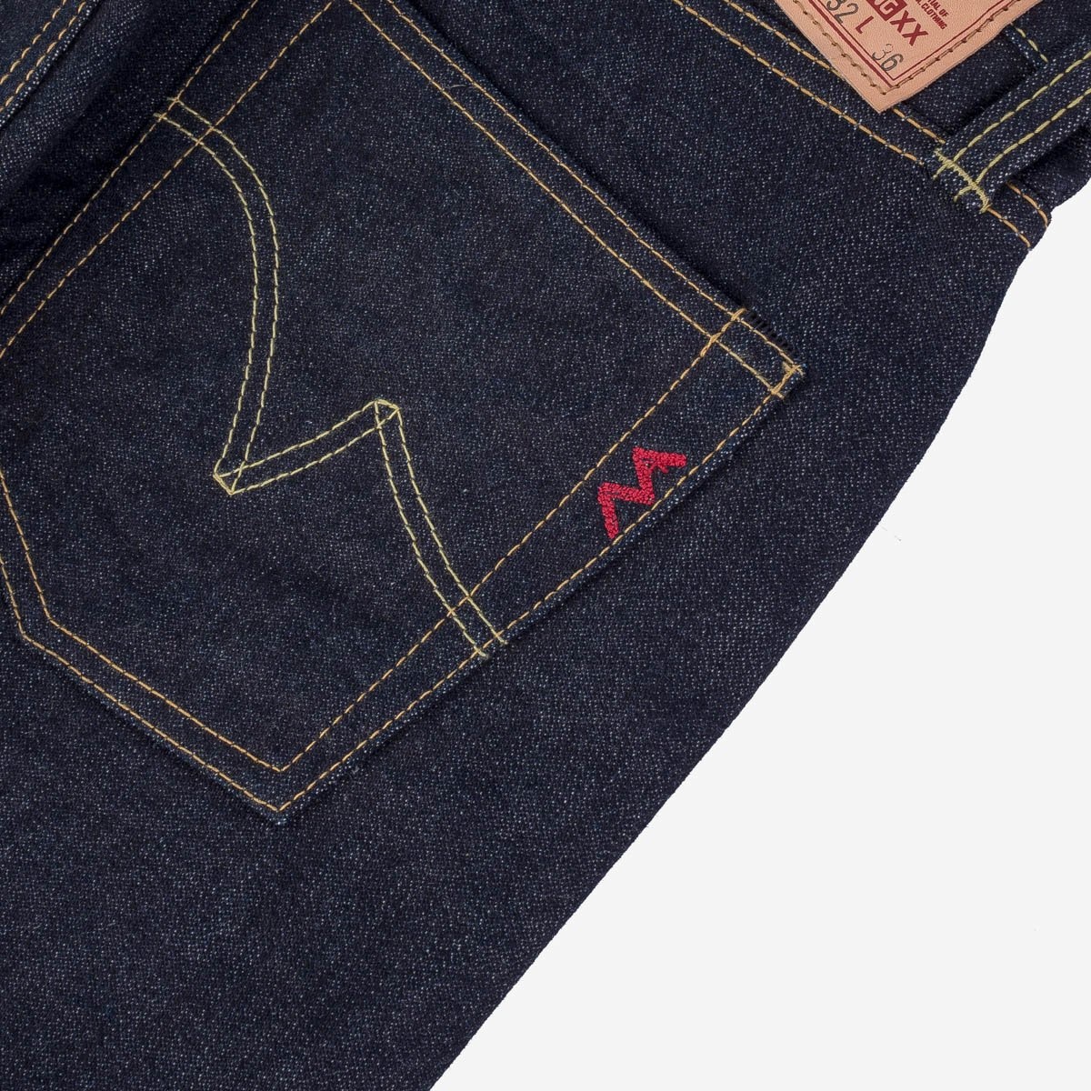 IH-555SBR-14 14oz Broken Twill Selvedge Denim Super Slim Cut Jeans - Indigo - 7