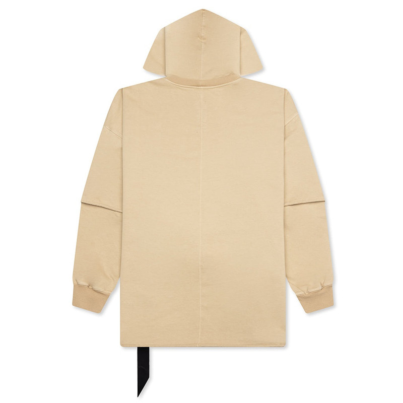 Rick Owens DRKSHDW TOMMY HUSTLER HOODIE - PEARL/MILK outlook