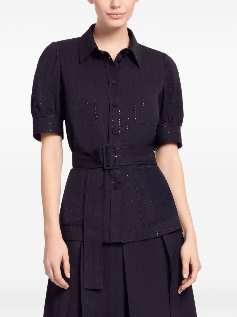belted crepe shirt 3