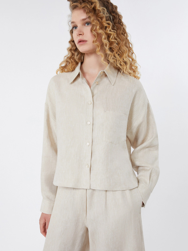 CAPO Linen canvas jacket - ECRU 5