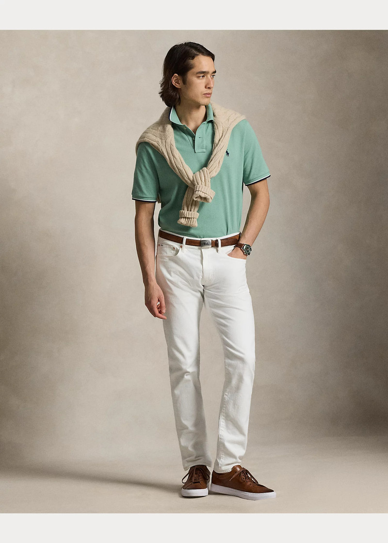 Classic Fit Mesh Polo Shirt 3