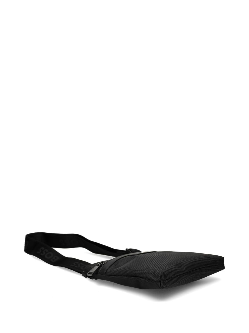 logo-debossed messenger bag - 4