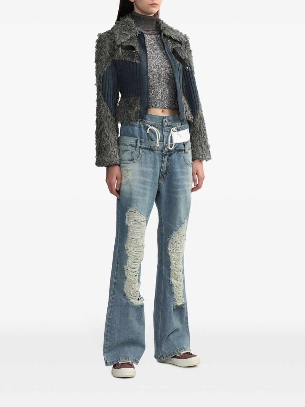 Beria high-rise straight-leg jeans - 2