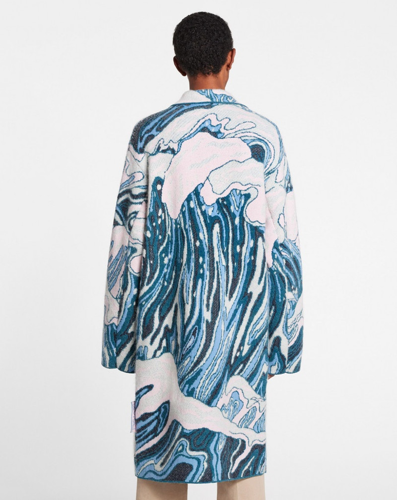 JACQUARD KNIT COAT 4