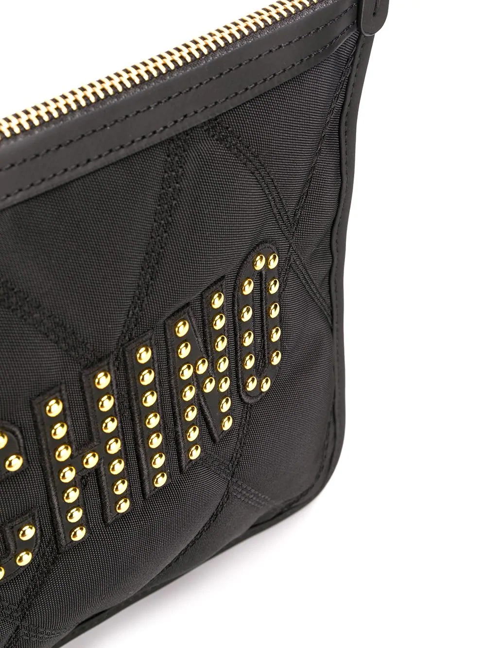 studded logo clutch - 4