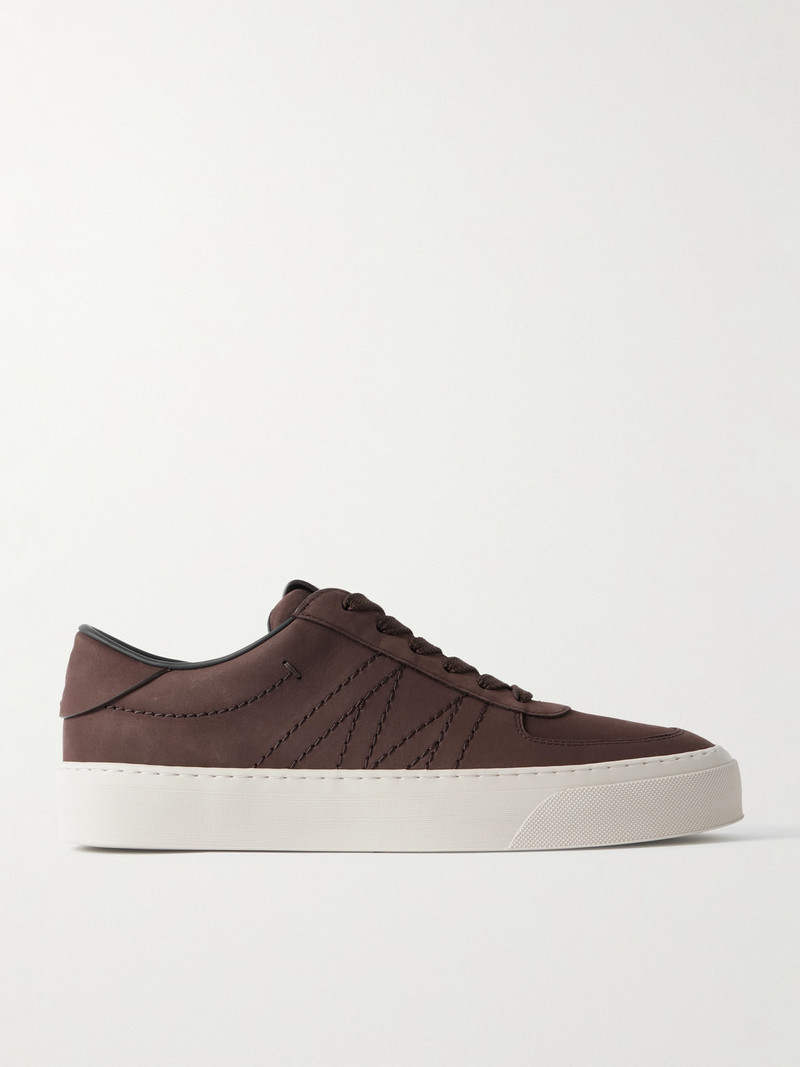 Monclub Embroidered Nubuck Sneakers 1