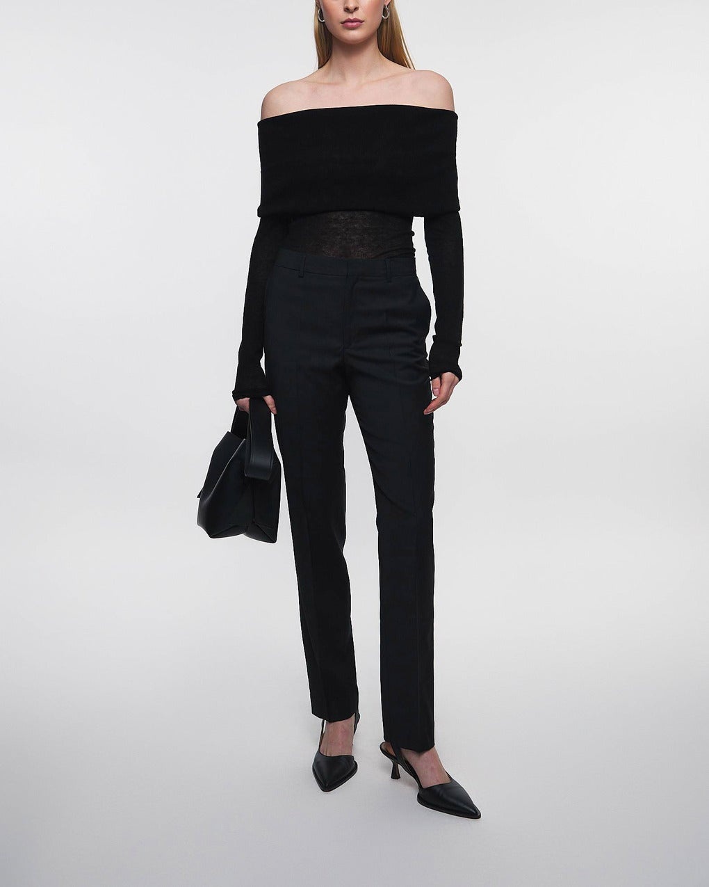 Trousers Emma Wool  Black - 3