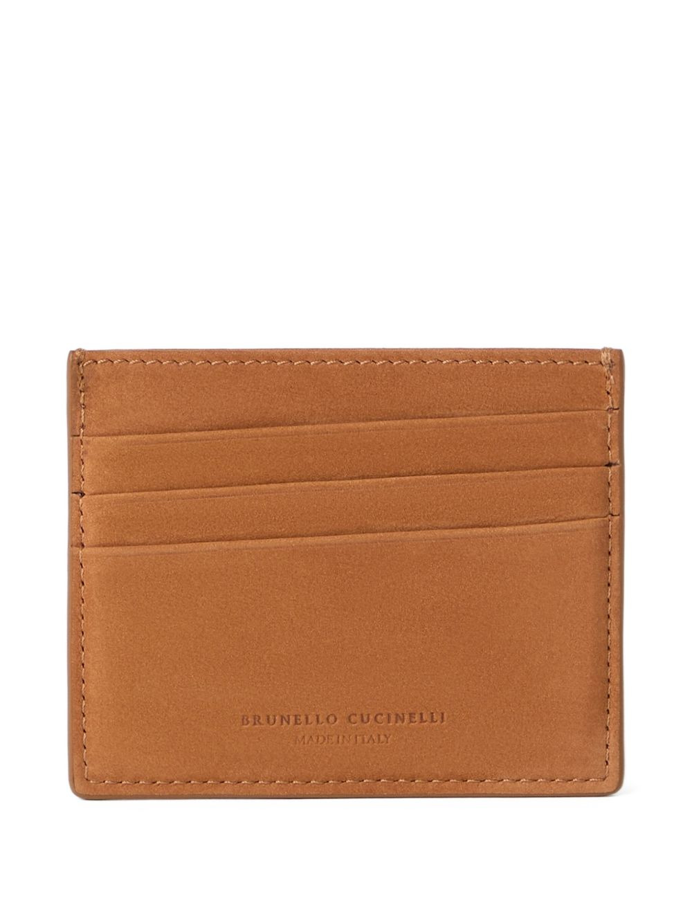 logo-embossed cardholder - 2