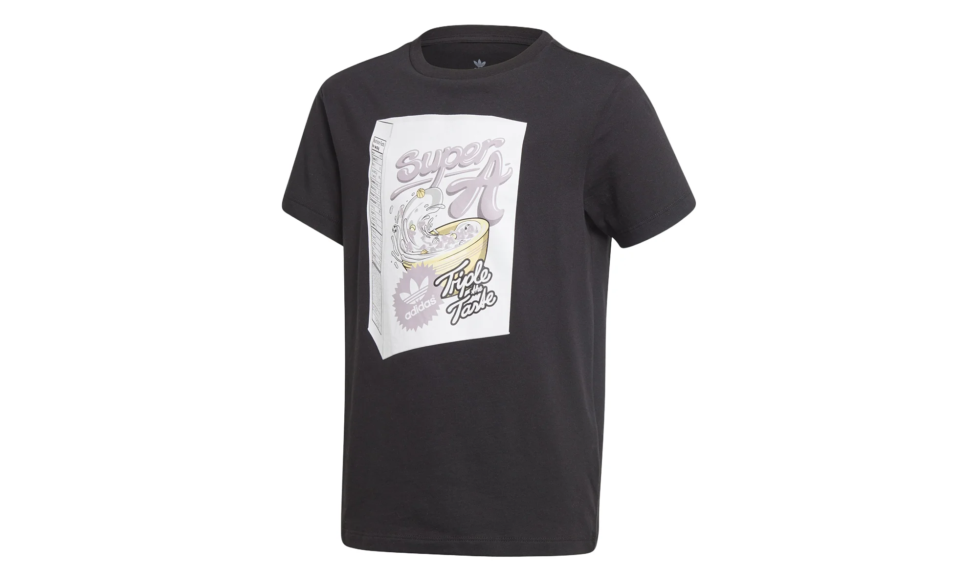 Originals Graphic Tee GS "Black / Real Blue / Flash Orange" ED7840 - 1