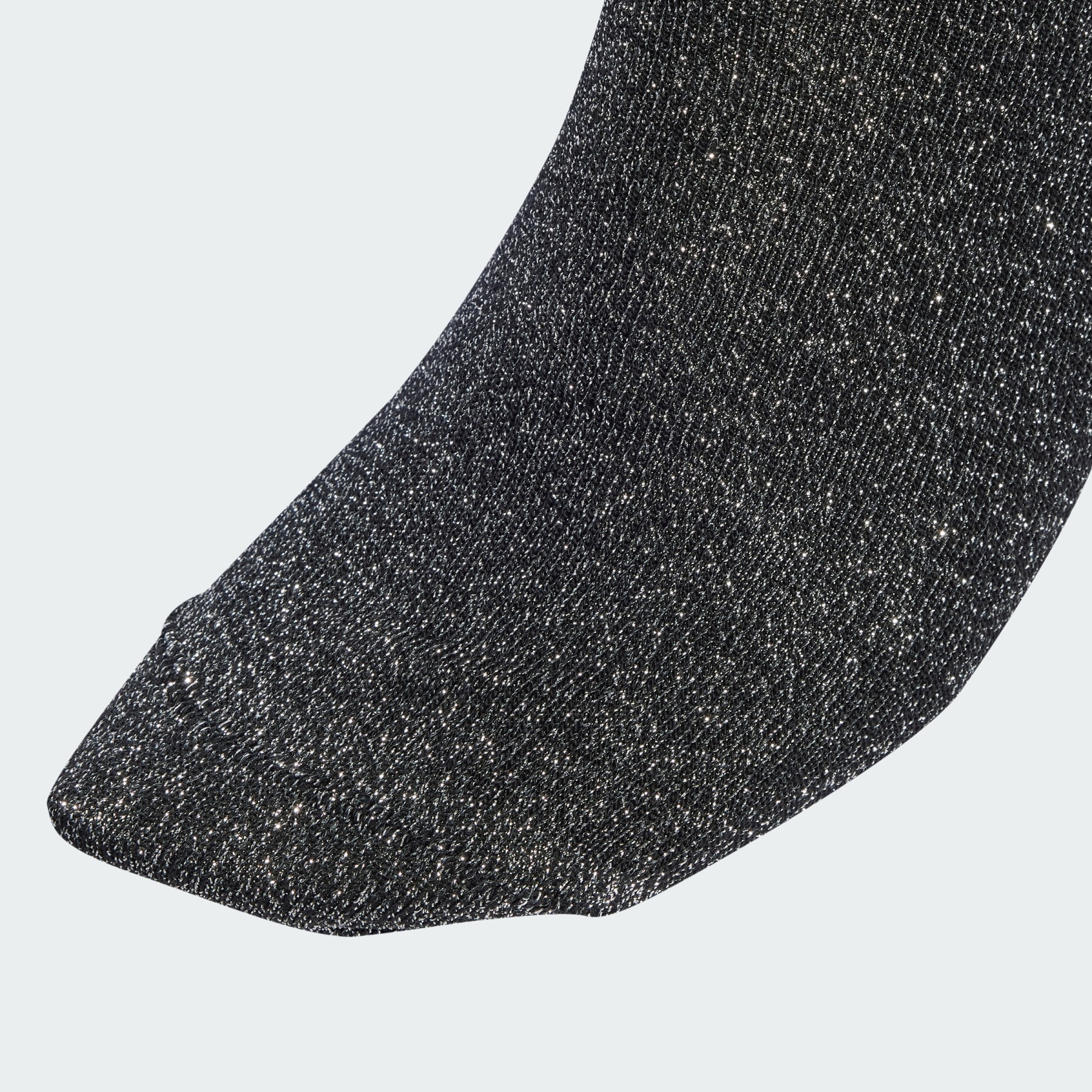 3-Stripes Glitter Crew Socks 2 Pairs - 2
