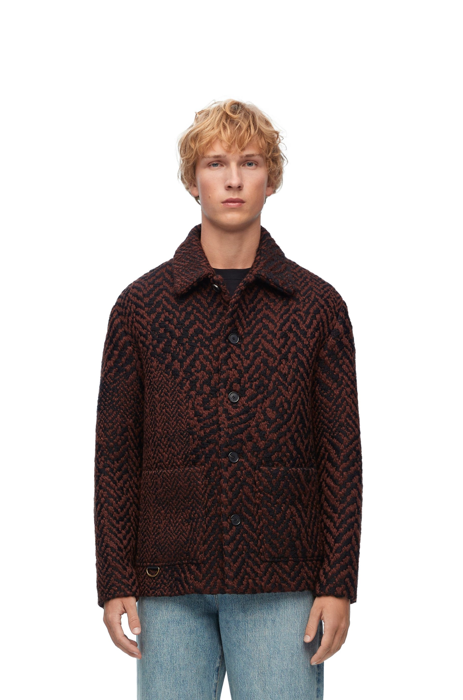 Workwear jacket in wool blend - 3