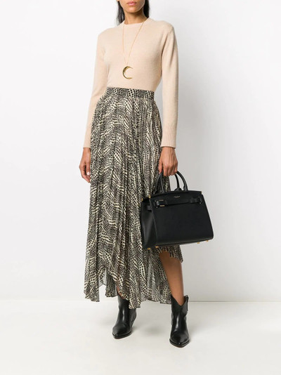 Isabel Marant polka-dot draped skirt outlook