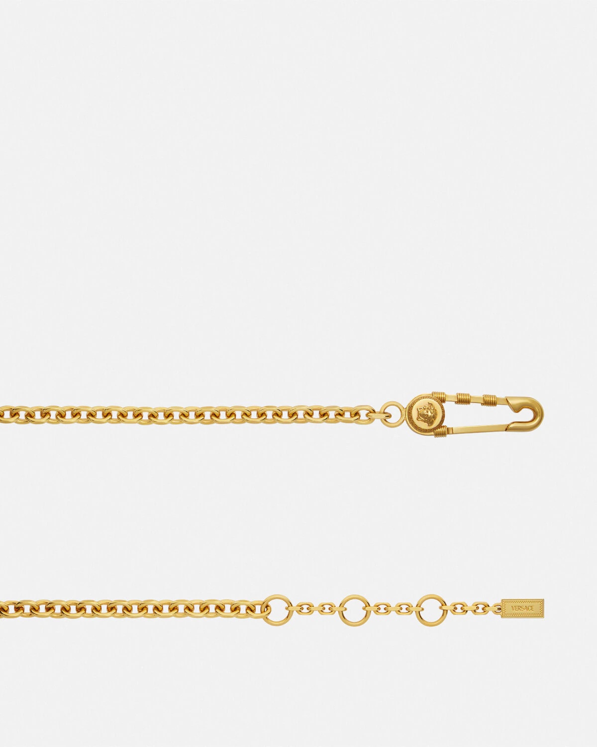 Safety Pin Chain Belt 0.8" - 2