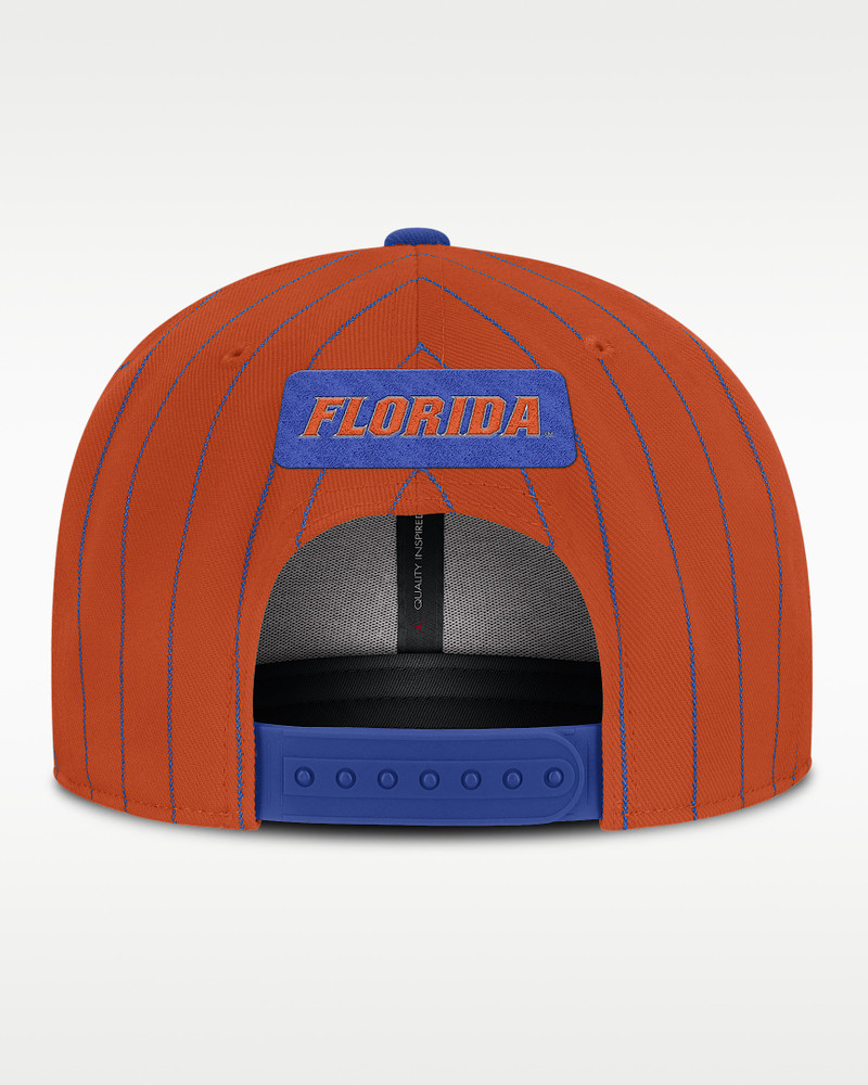 Jordan Florida Primetime Pin Stripe 2-Tone Men's Jordan Brand Dri-FIT College Adjustable Hat outlook