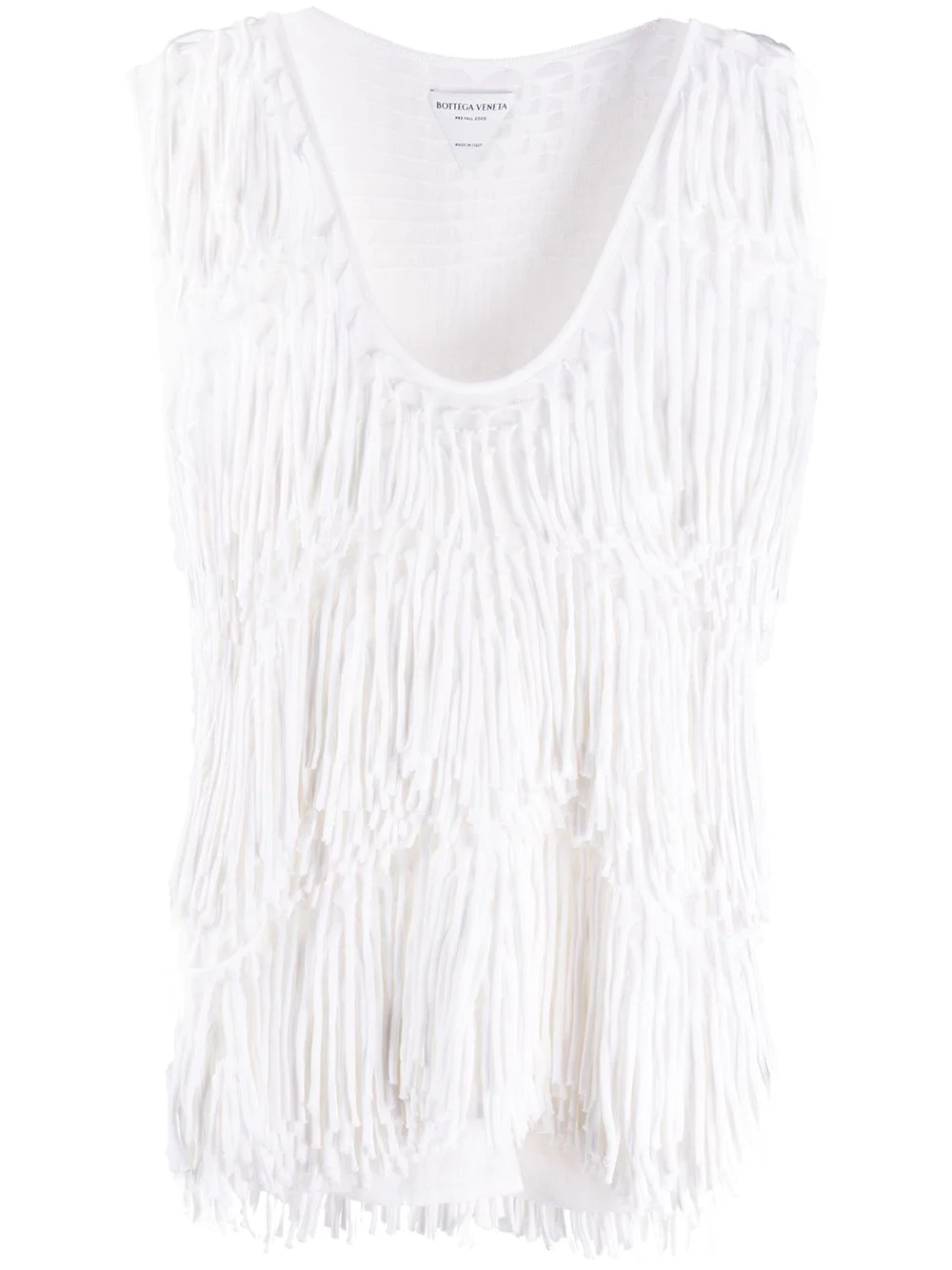 tassel trim vest - 1