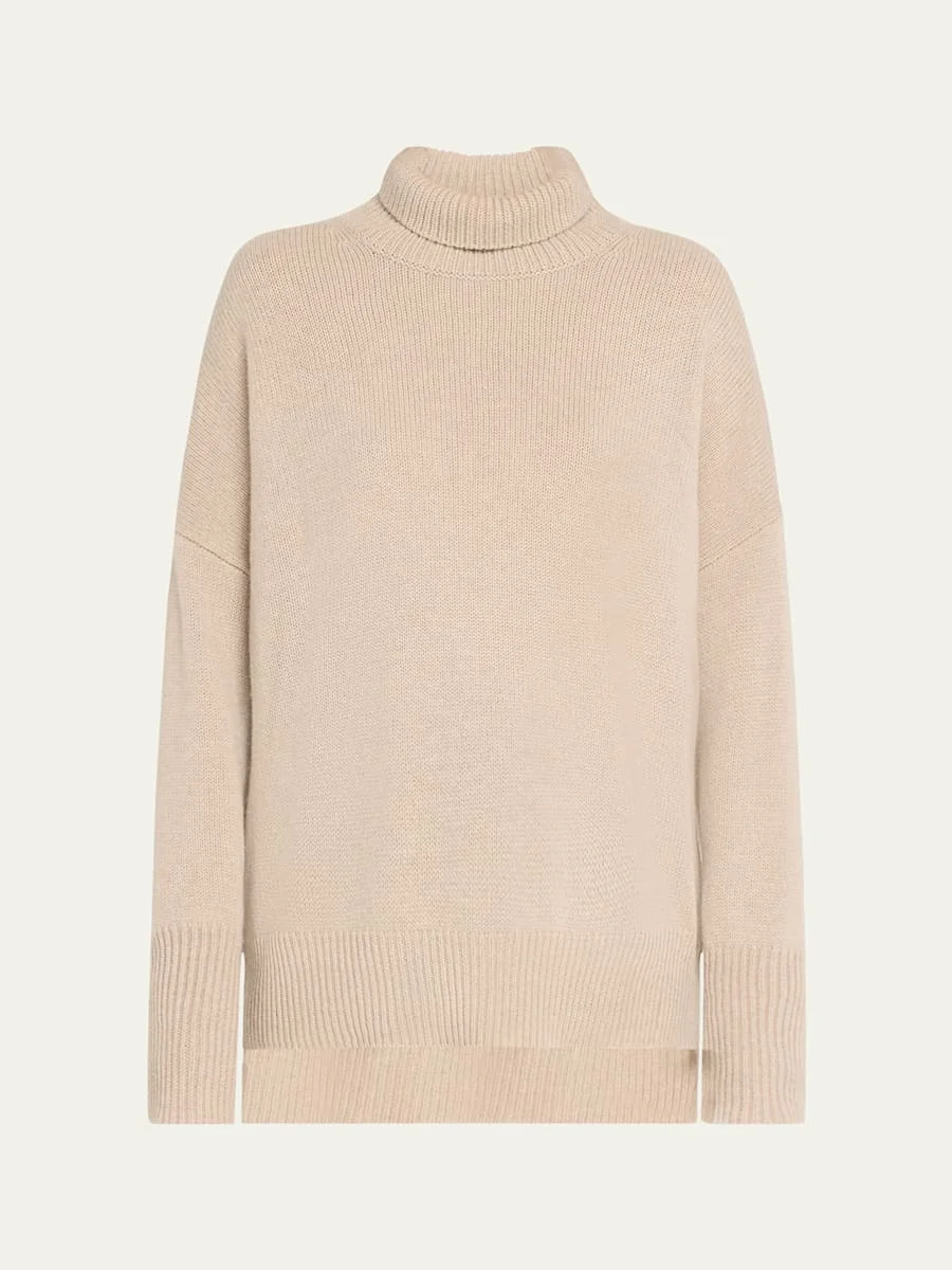Heidi Cashmere Turtleneck Sweater - 1