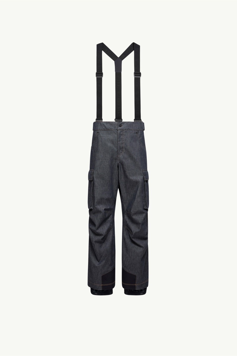 Padded Denim Ski Bib 1