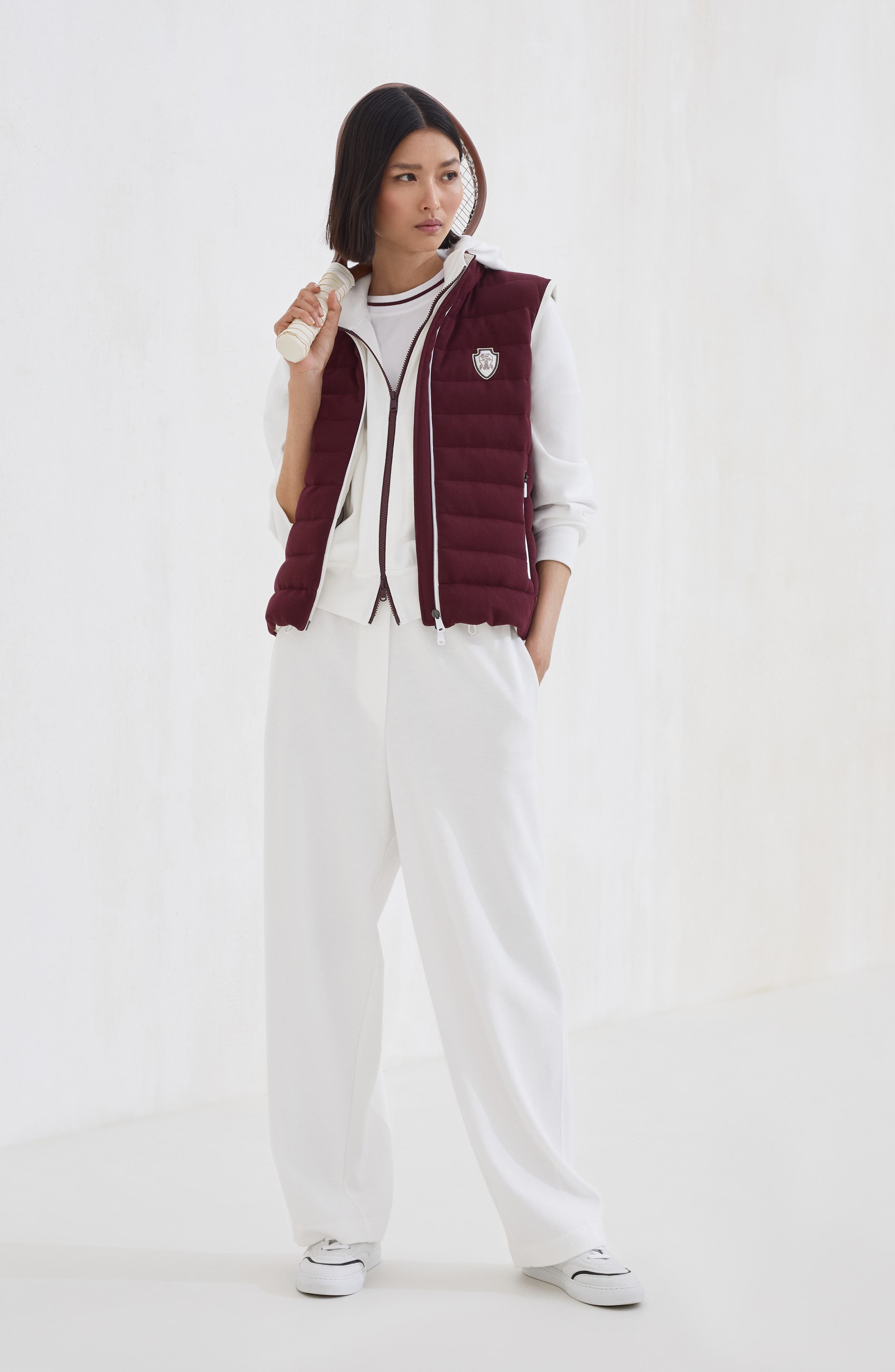 Brunello Cucinelli Down vest in Amaranth at Nordstrom - 6