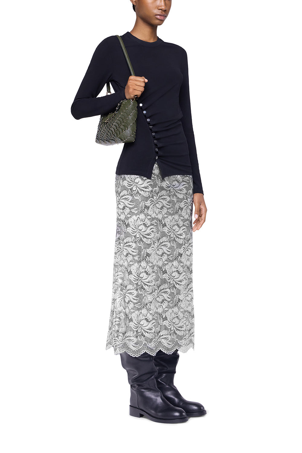 Jupe Midi Skirt - 3