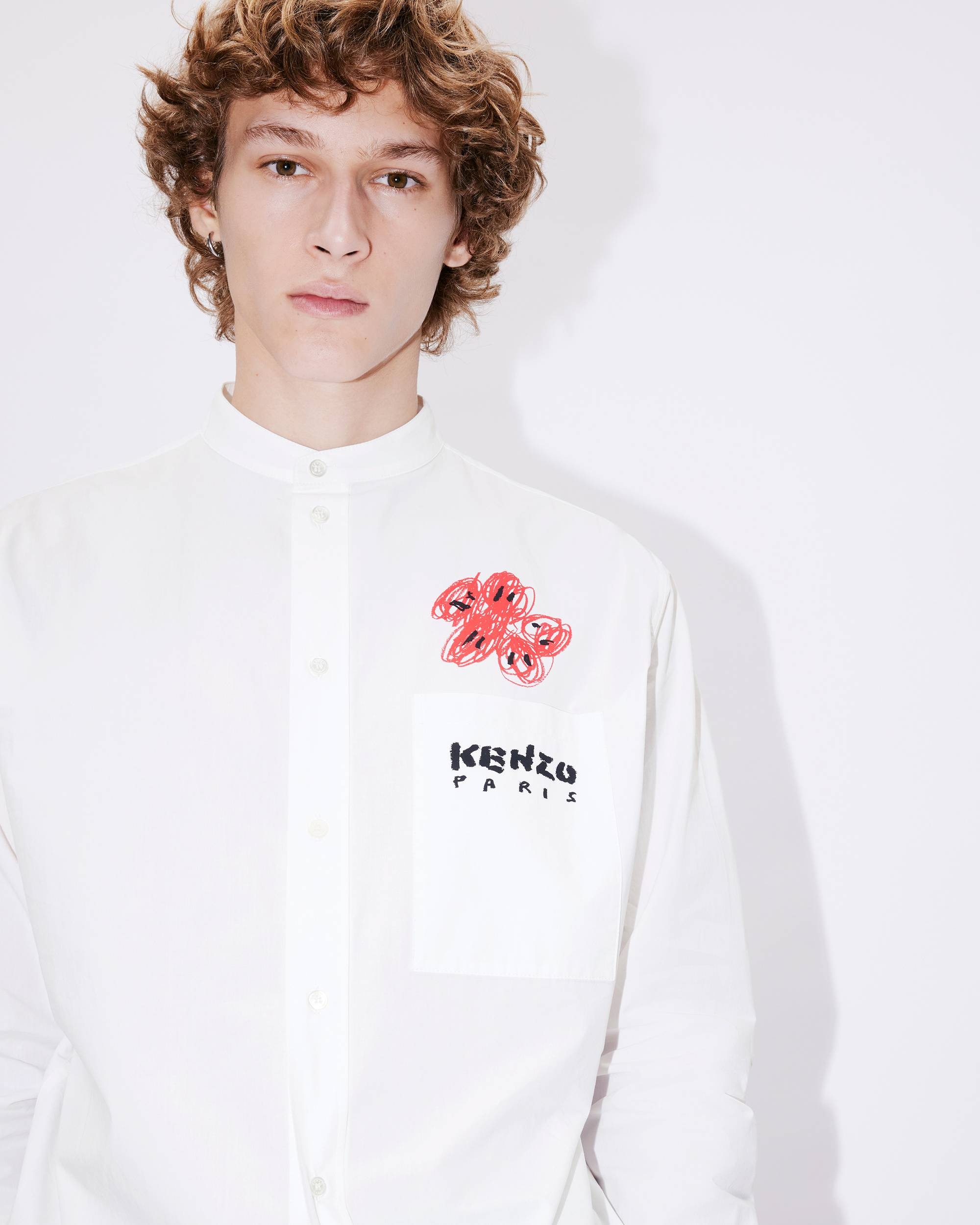 'KENZO Drawn Varsity' shirt - 7