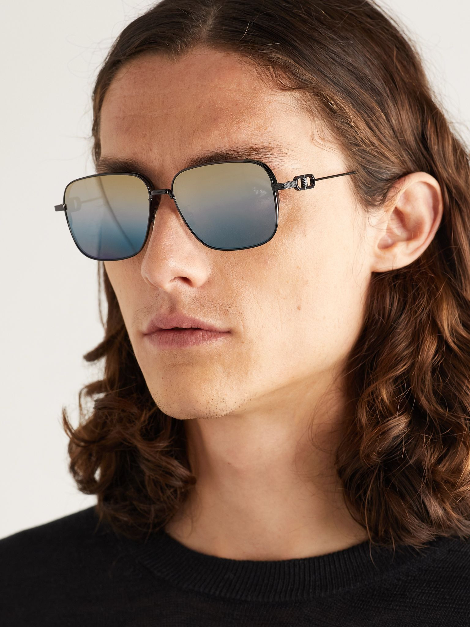 CD Link N1U D-Frame Titanium Sunglasses Black - 2