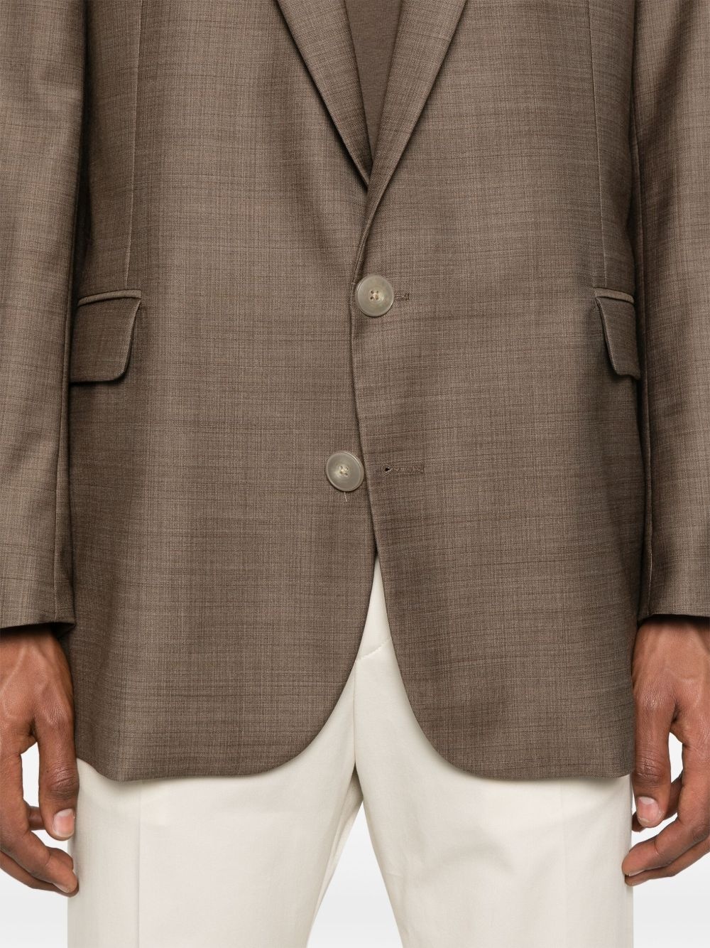 check-pattern blazer - 5