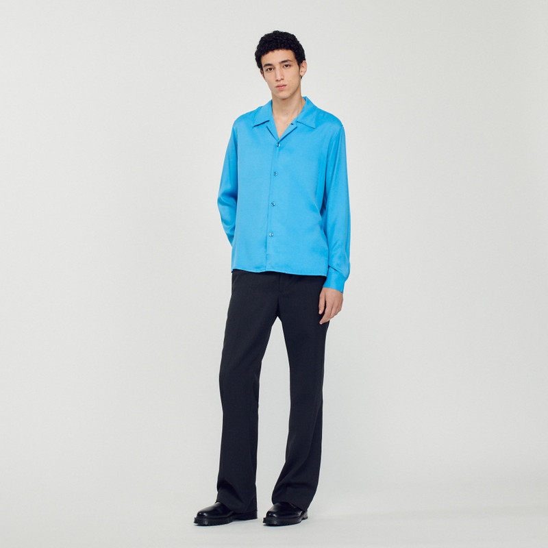 Sandro Floaty shirt with spread collar outlook