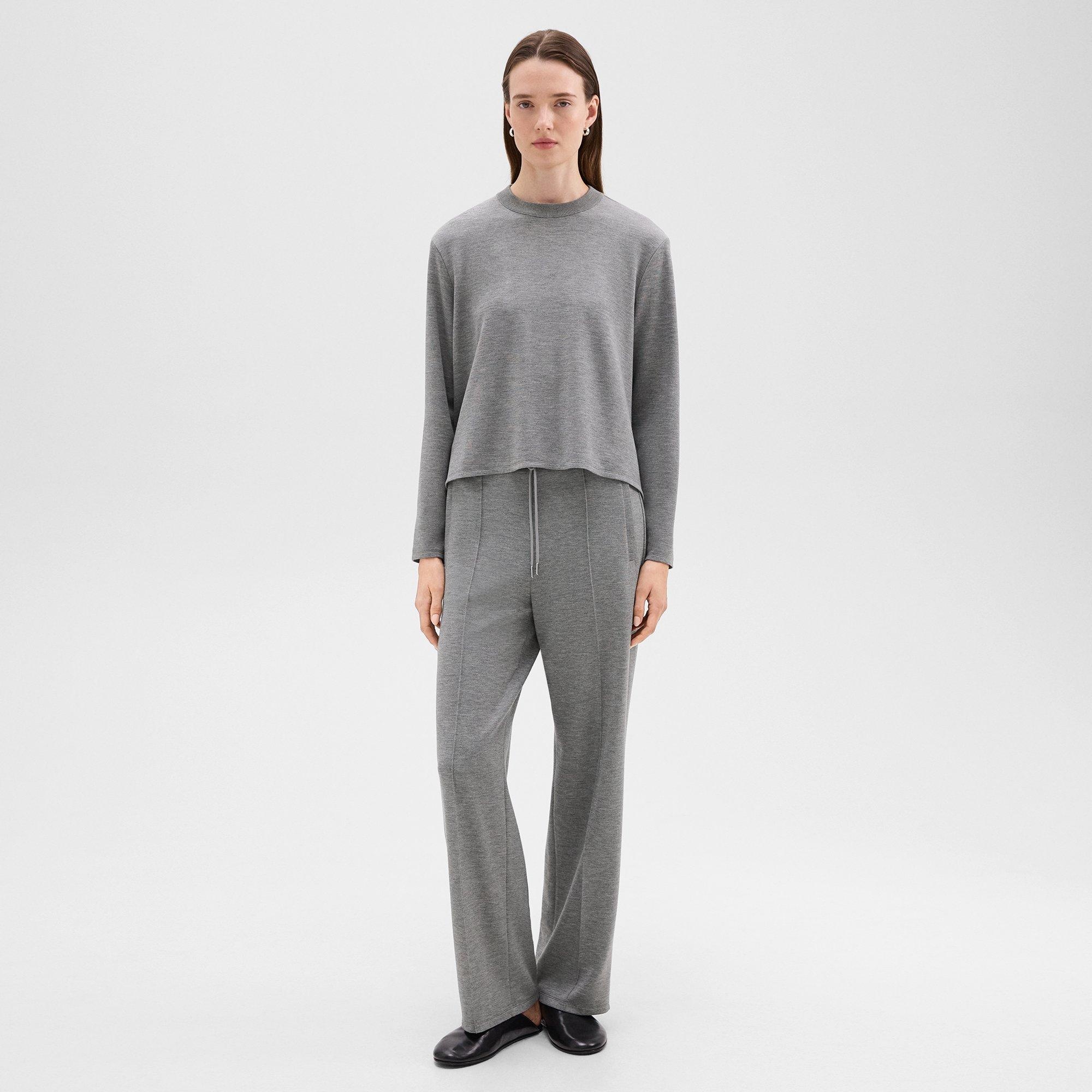A-Line Sweatshirt in Double-Knit Jersey - 6