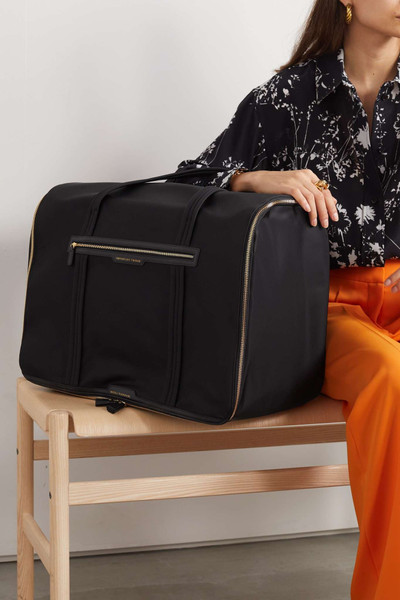 Anya Hindmarch Mobile Wardrobe leather-trimmed ECONYL weekend bag outlook