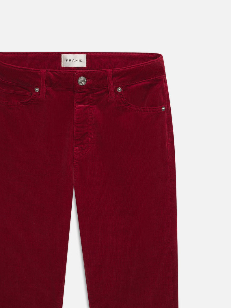 Le Crop Mini Boot Corduroy in Paprika 7