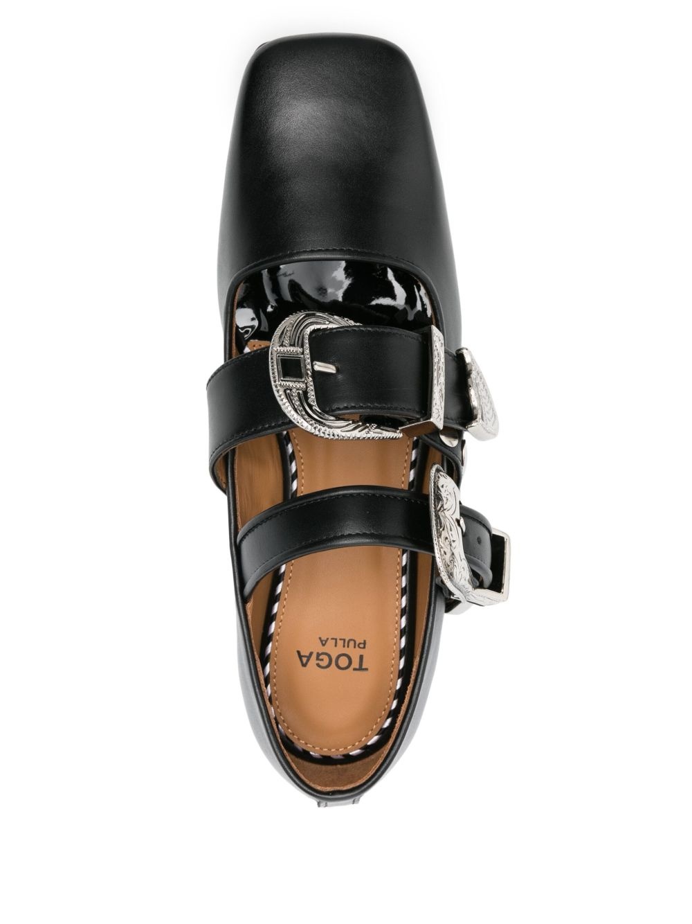buckle-detail ballet flats - 4