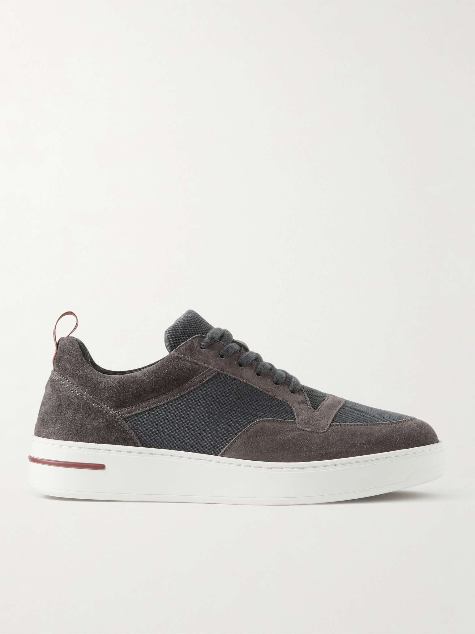 Newport Walk Suede and Mesh Sneakers - 1