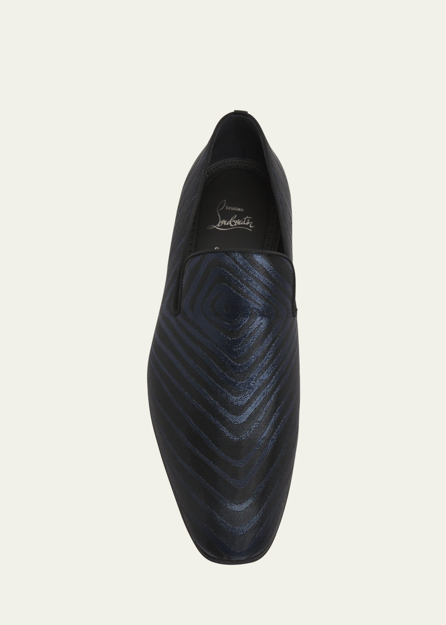 Men's Dandelion Red-Sole Jacquard Loafers - 3