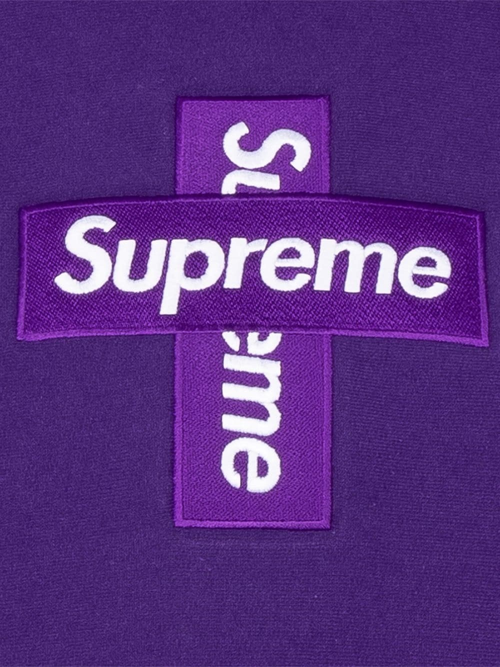 cross box logo hoodie - 3