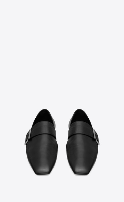 SAINT LAURENT tristan slippers in smooth leather outlook