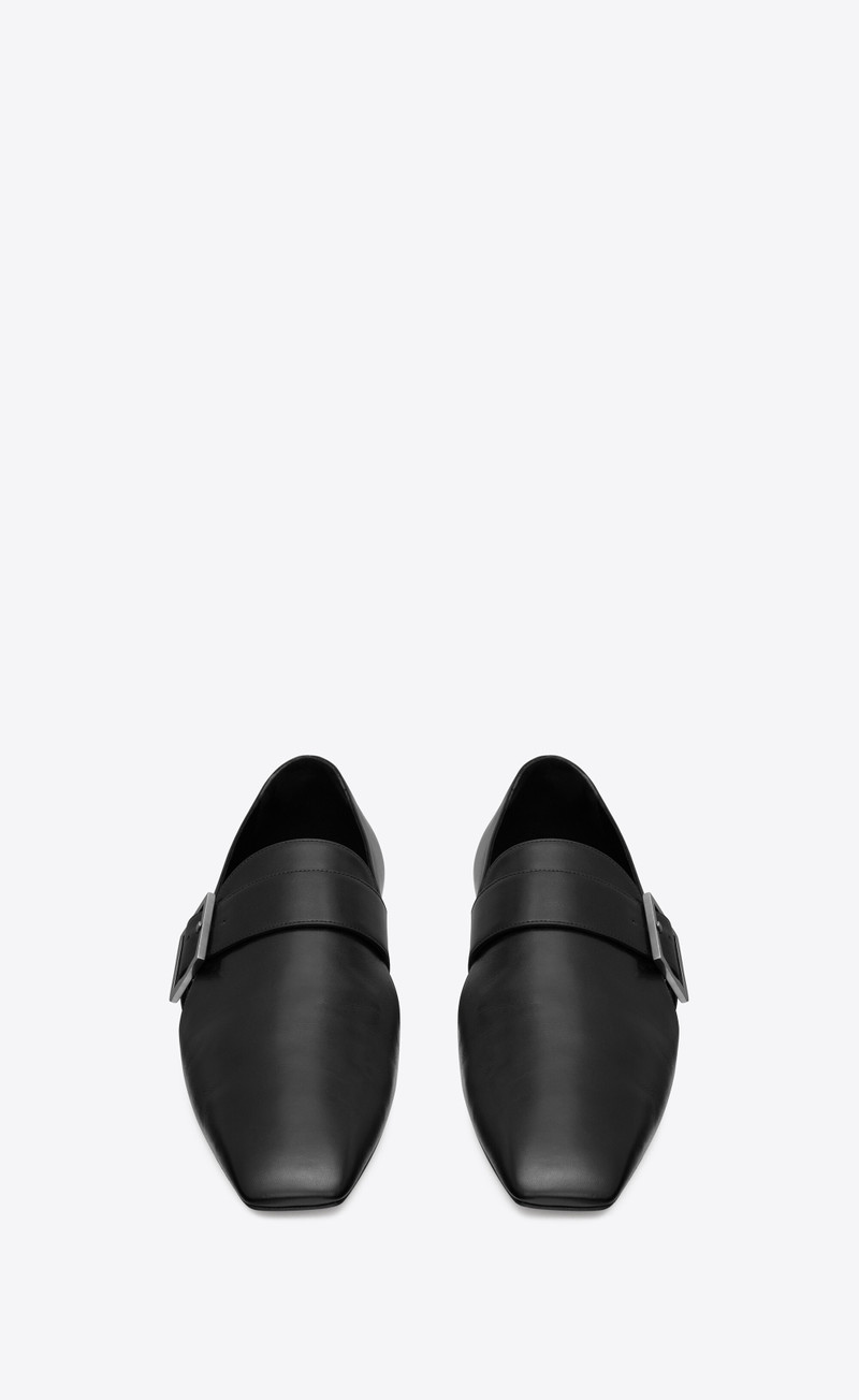 SAINT LAURENT tristan slippers in smooth leather outlook