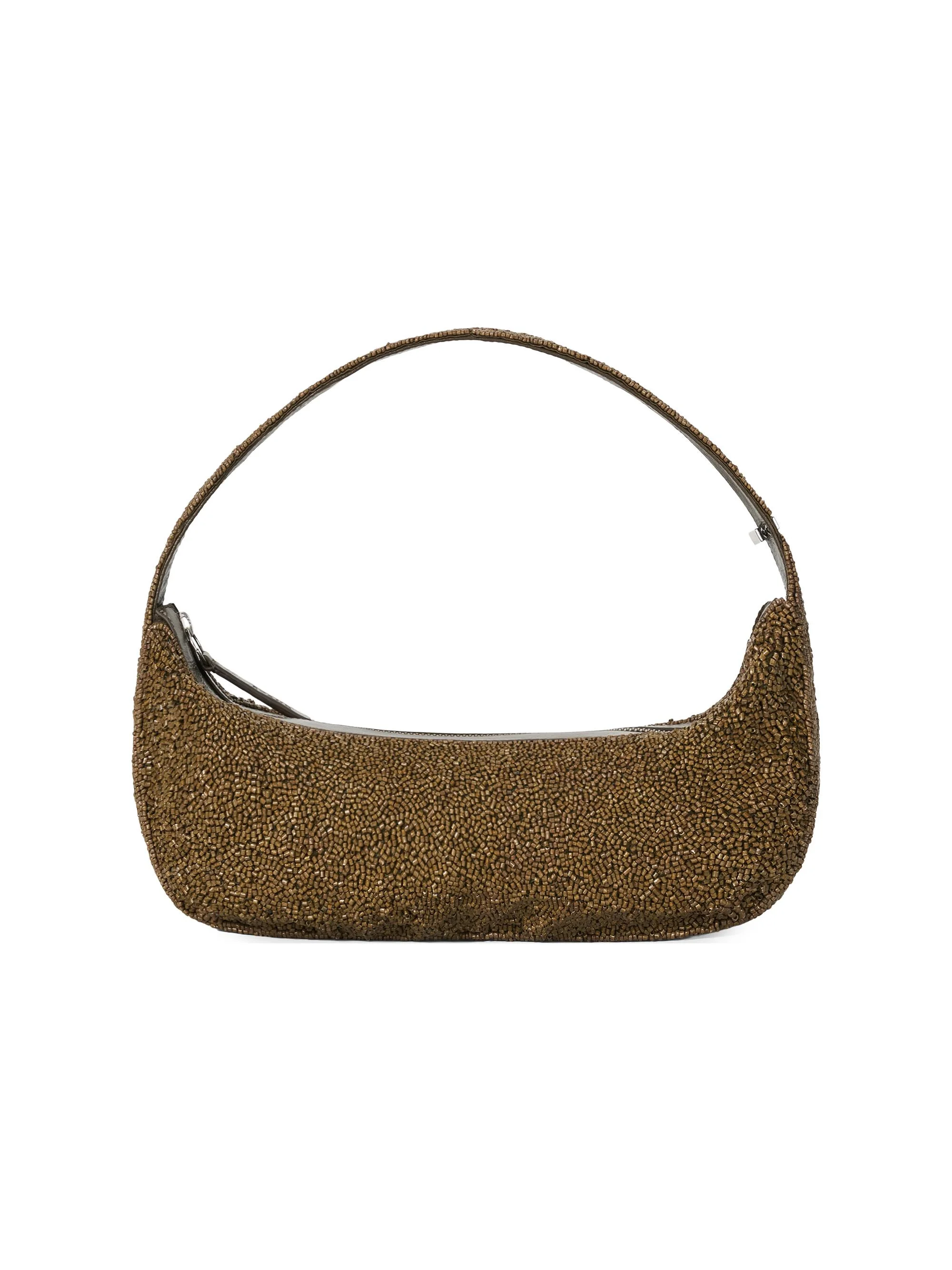 Women's Demy Suede Shoulder Bag - Truffle - 1