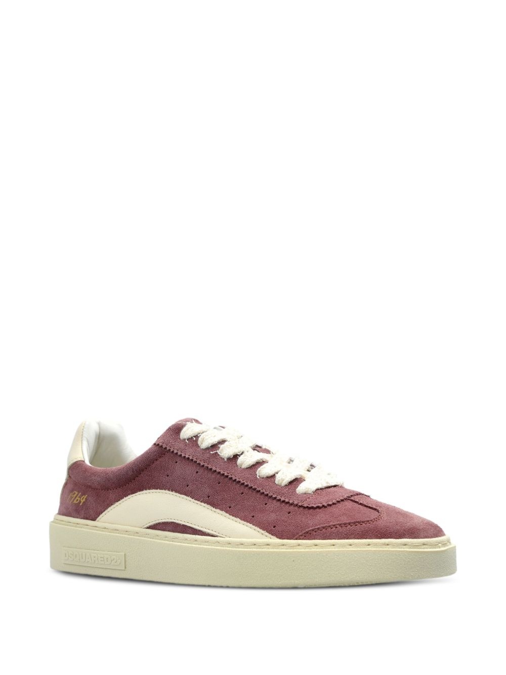 suede low-top sneakers - 2