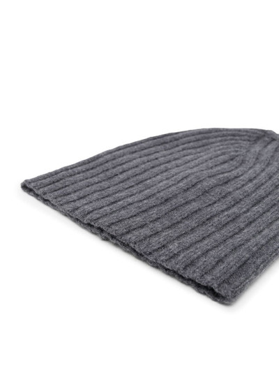 Jil Sander ribbed knit wool beanie outlook