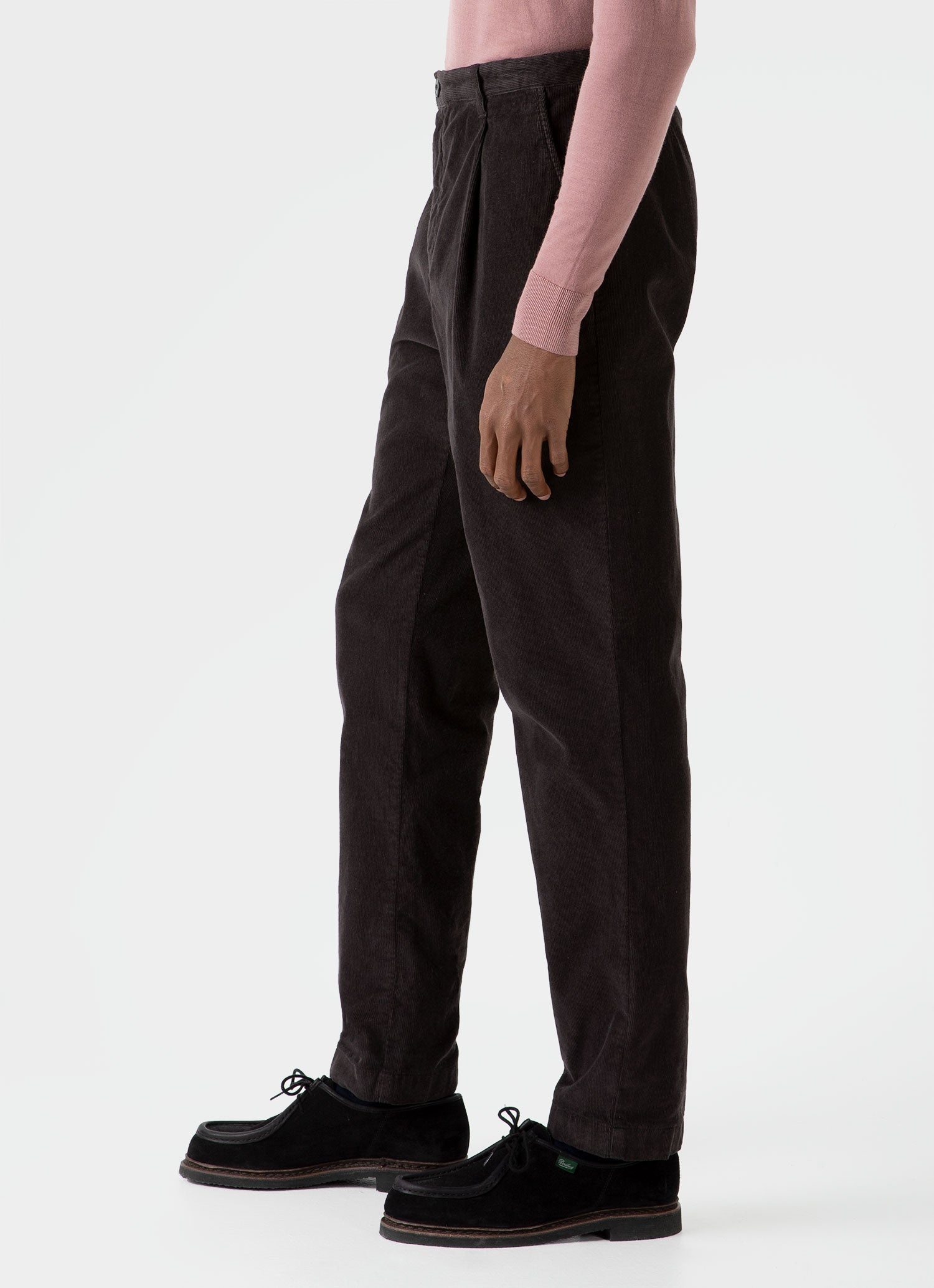 Pleated Corduroy Trouser - 5