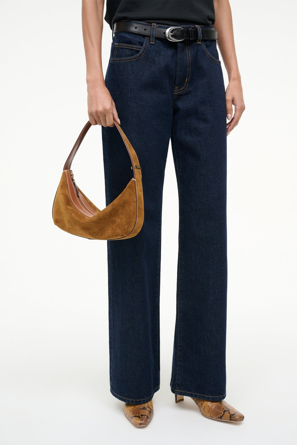 STAUD DEMY SHOULDER BAG TAN - 6