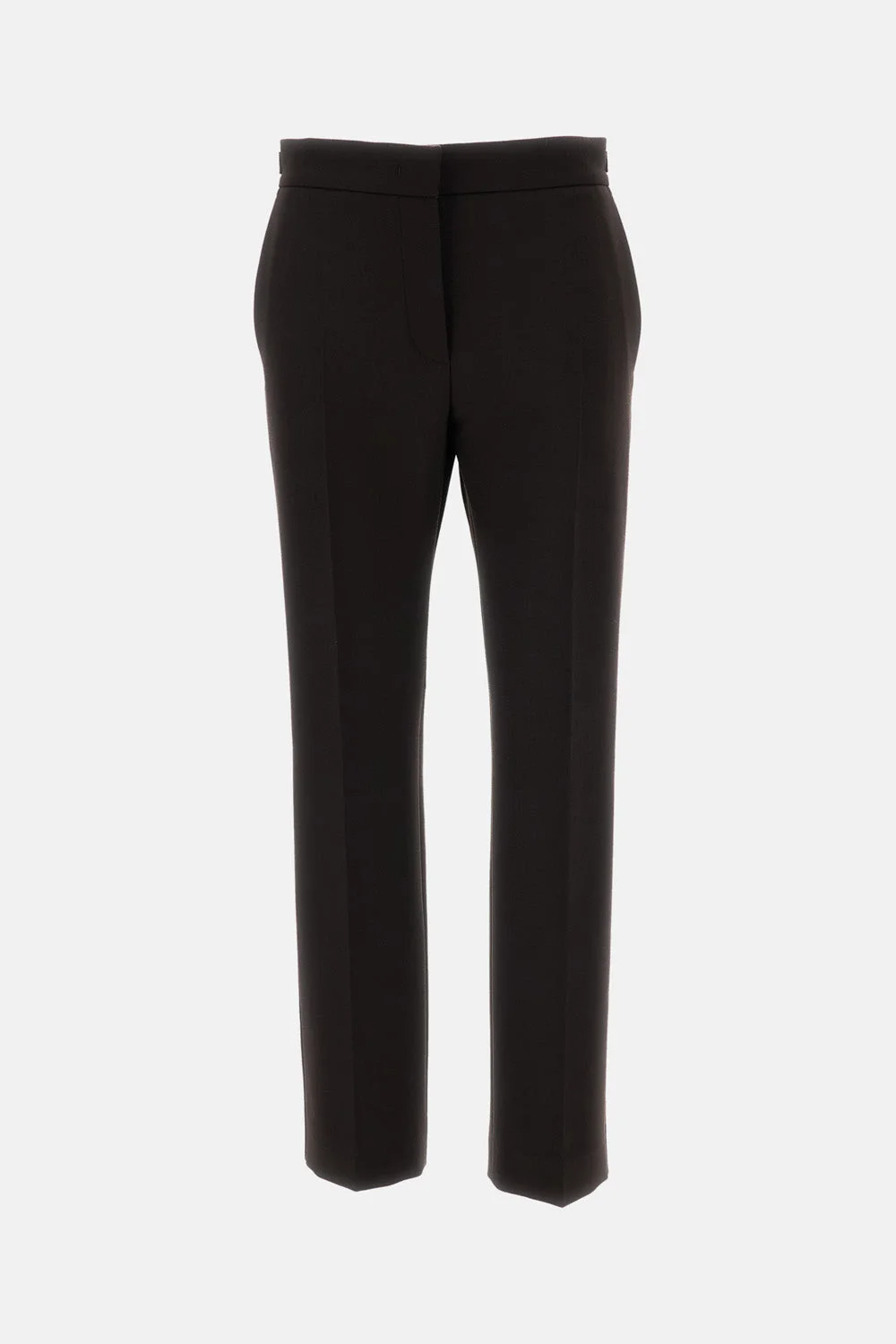 Slim trousers in double wool twill - 1