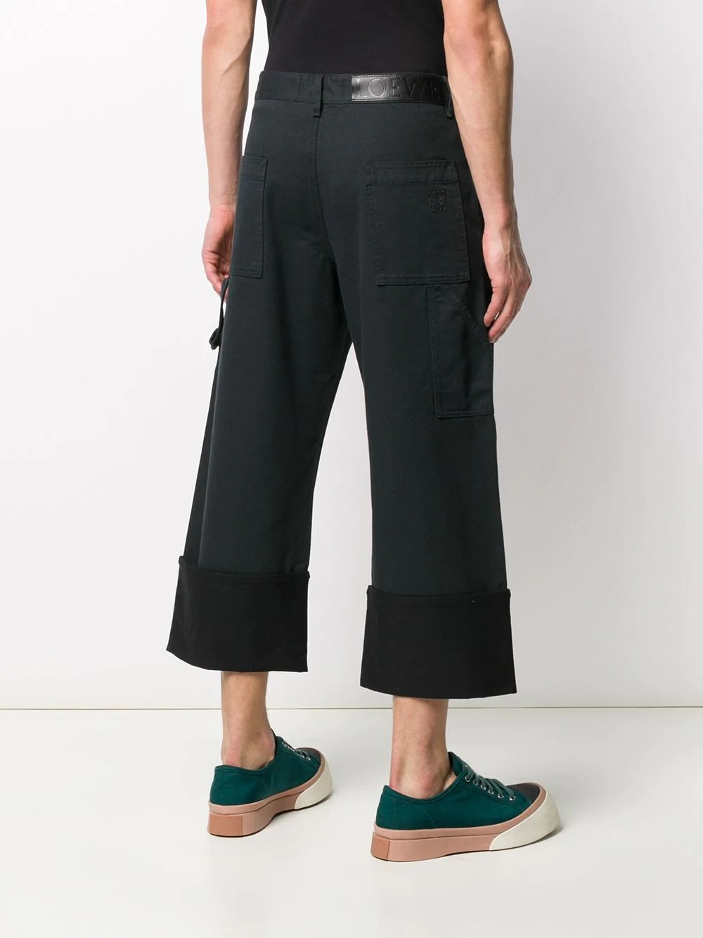 cropped flared trousers - 4