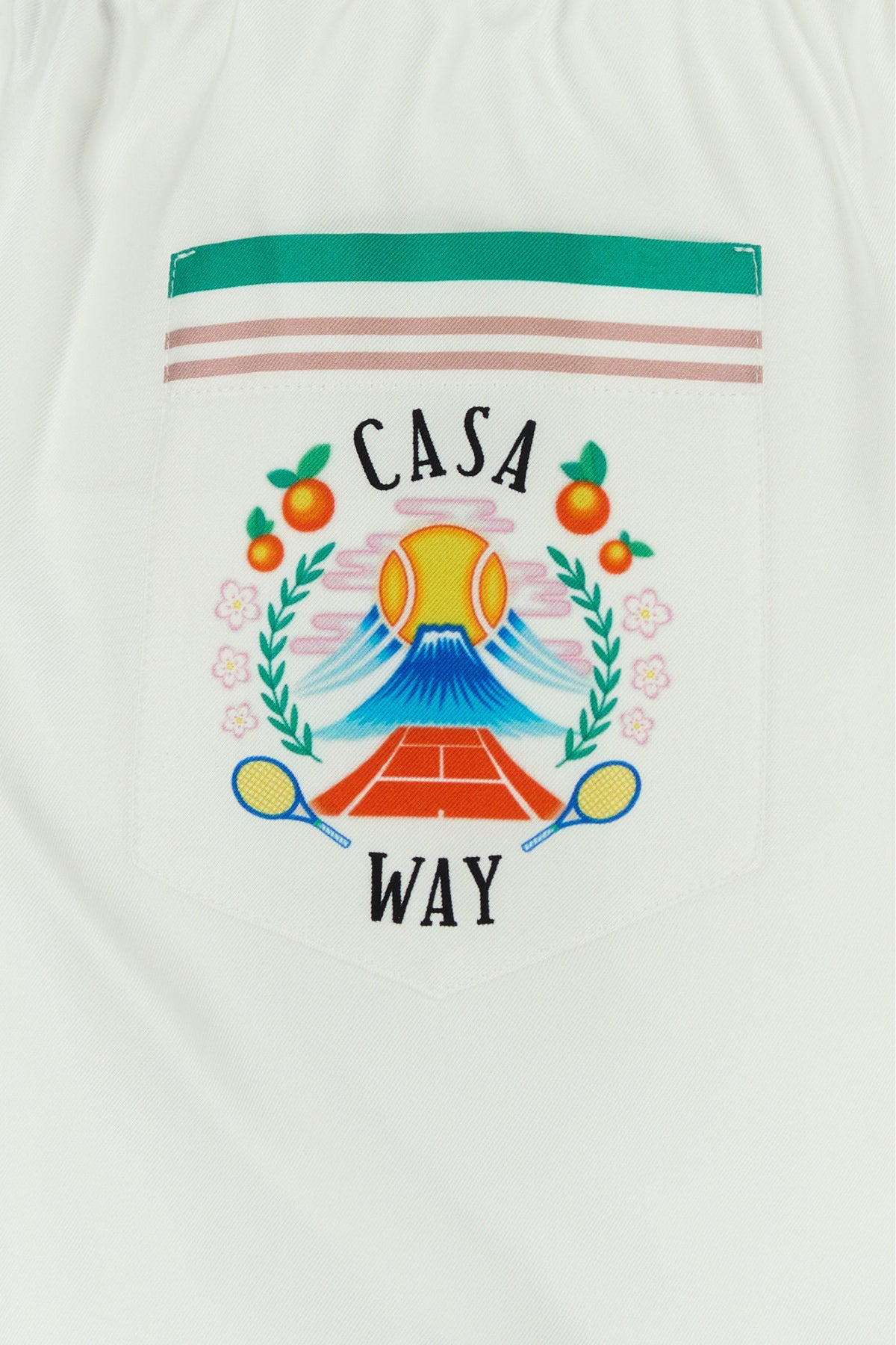 White silk shorts - 3