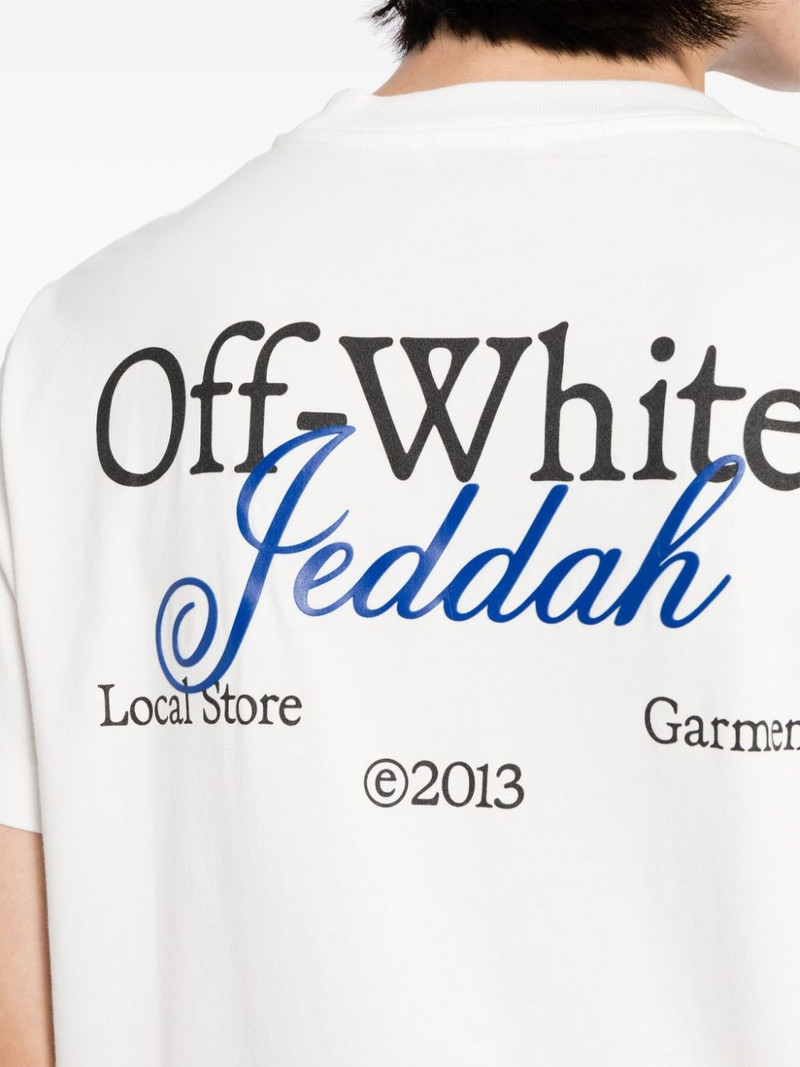 Jeddah logo-print cotton T-shirt 5