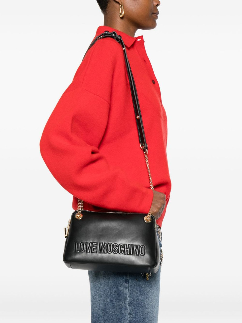 Moschino logo cross body bag outlook