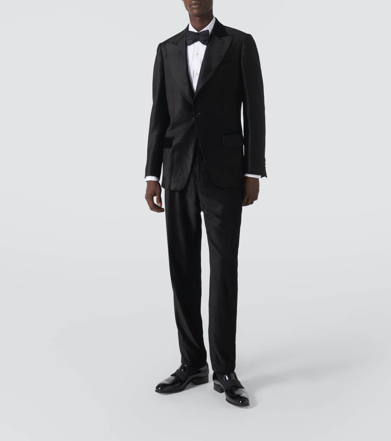LARDINI Velvet tuxedo jacket outlook
