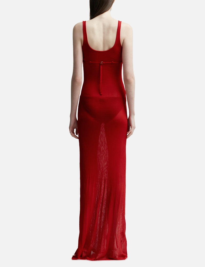 LA ROBE MAILLE ORANGER KNIT DRESS 3
